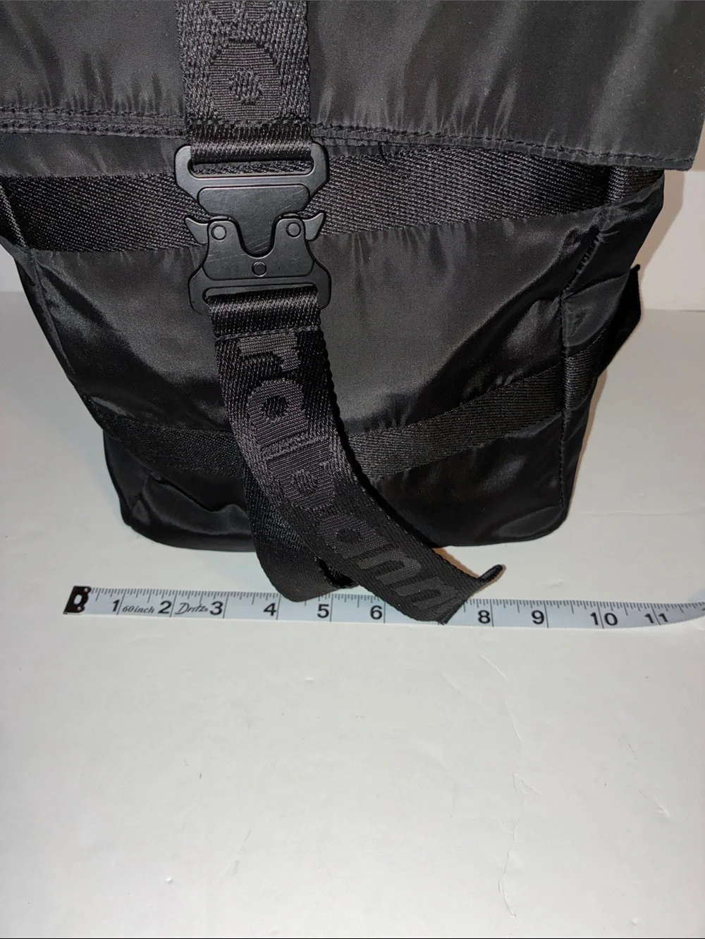 Paco Rabanne Black Nylon Phantom Backpack, Men’s or Unisex